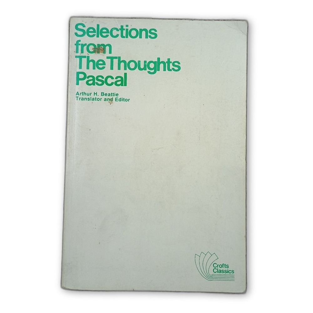 Crofts Classics Selections The Thoughts Pascal
